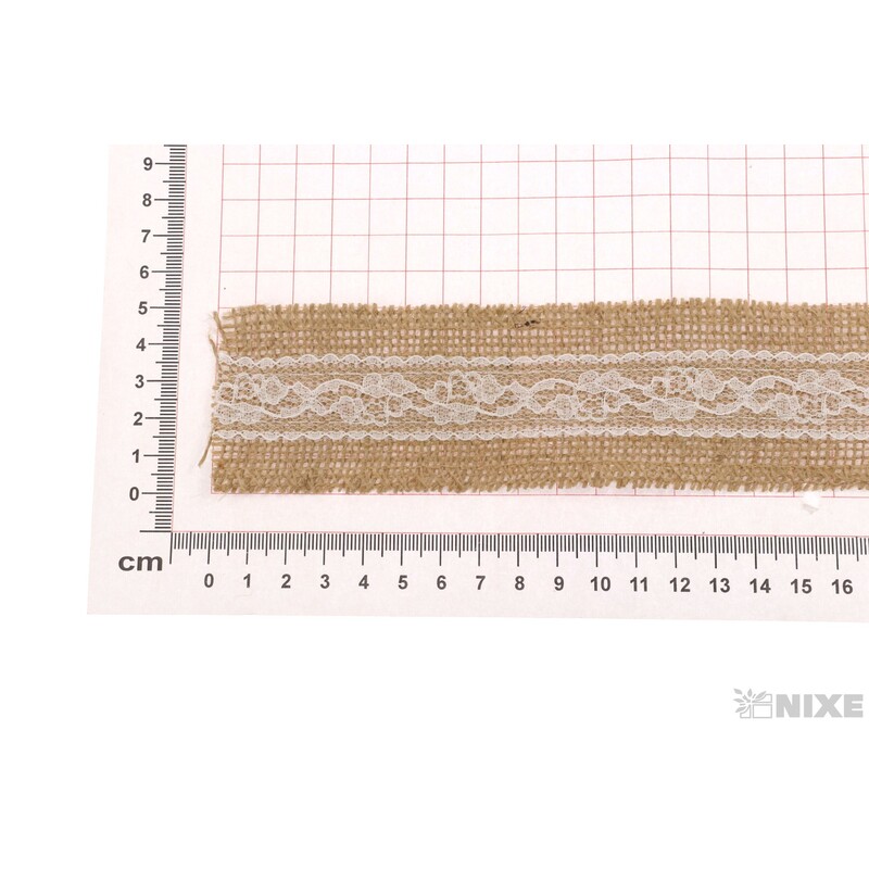 STUHA JUTA KRAJKA 5cmx4,5m*PŘÍRODNÍ