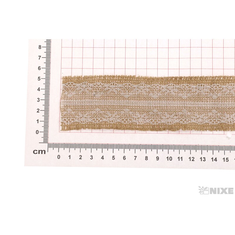 STUHA JUTA KRAJKA 5cmx4,5m*PŘÍRODNÍ
