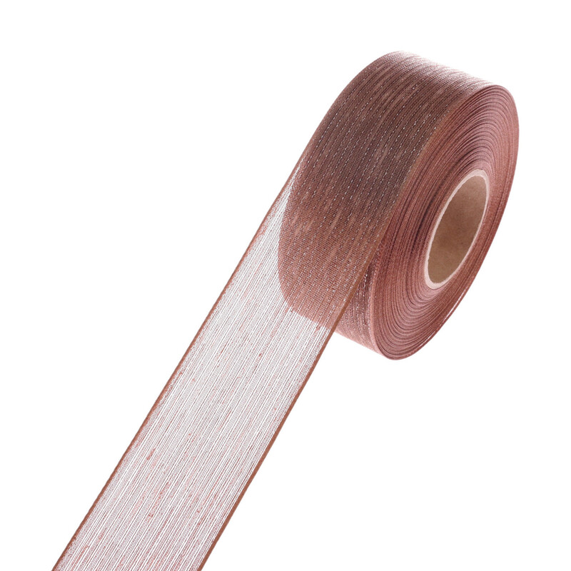 PLÁTNOVÁ STUHA MTP 40mmx25m*HNĚDÁ 108744/2