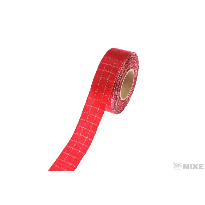 KOSTKOVÁ STUHA MTP 30mmx25m*ČERVENÁ 100645/1