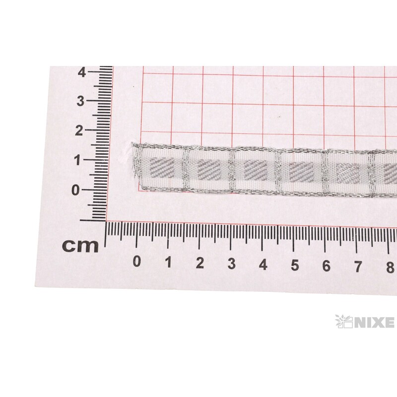 KOSTKOVÁ STUHA MTP 15mmx25m*STŘÍBRNÁ 416205