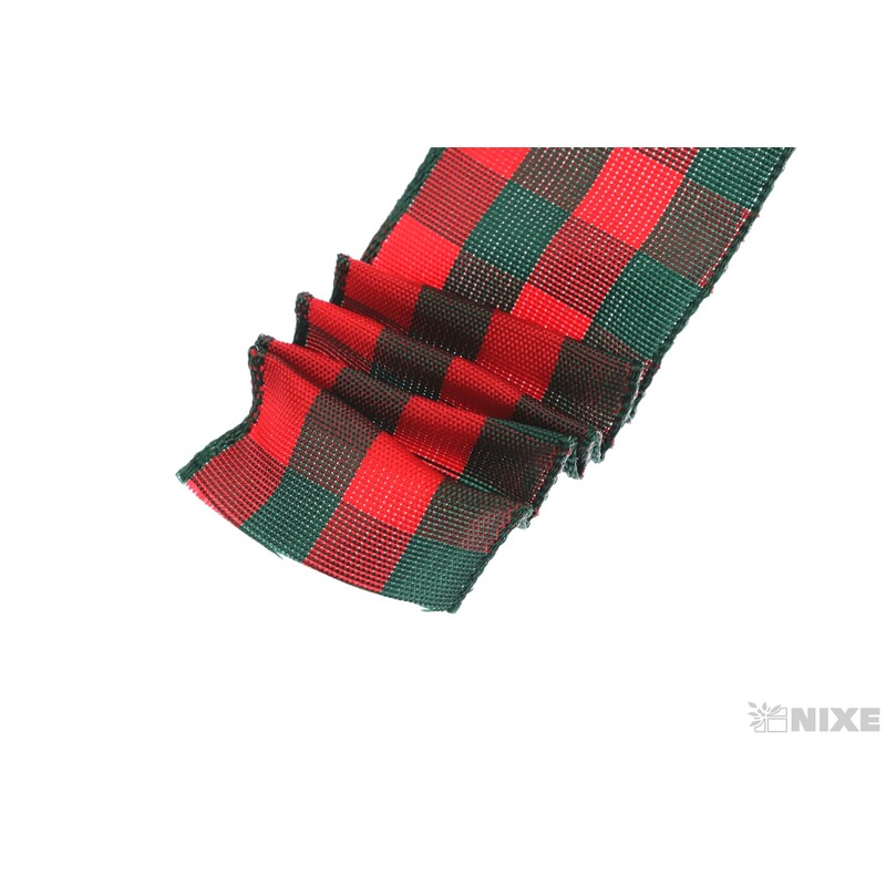 KOSTKOVÁ STUHA MTP 40mmx25m*ZELENÁ+ČERVENÁ 490001