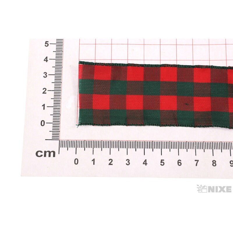 KOSTKOVÁ STUHA MTP 40mmx25m*ZELENÁ+ČERVENÁ 490001