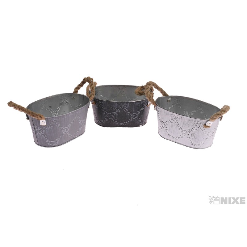 PLECHOVÝ OBAL OVÁL 18x9cm*MIX BAREV