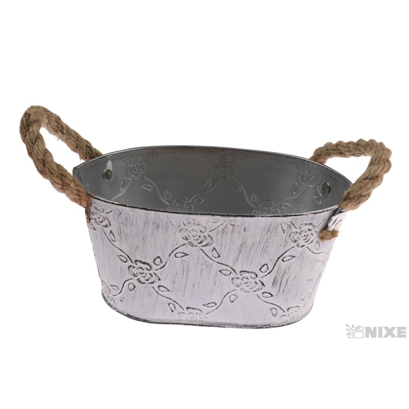 PLECHOVÝ OBAL OVÁL 18x9cm*MIX BAREV