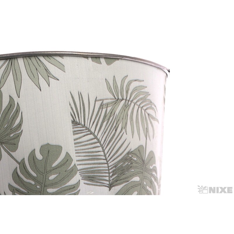 PLECHOVÝ OBAL MONSTERA 18x17cm*MIX BAREV