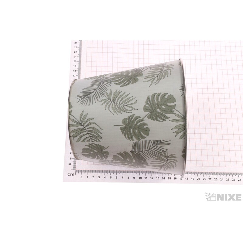 PLECHOVÝ OBAL MONSTERA 18x17cm*MIX BAREV