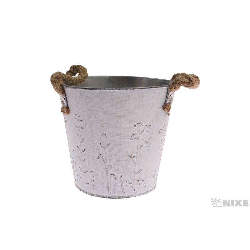 PLECHOVÝ OBAL 16x15cm*BÍLÁ