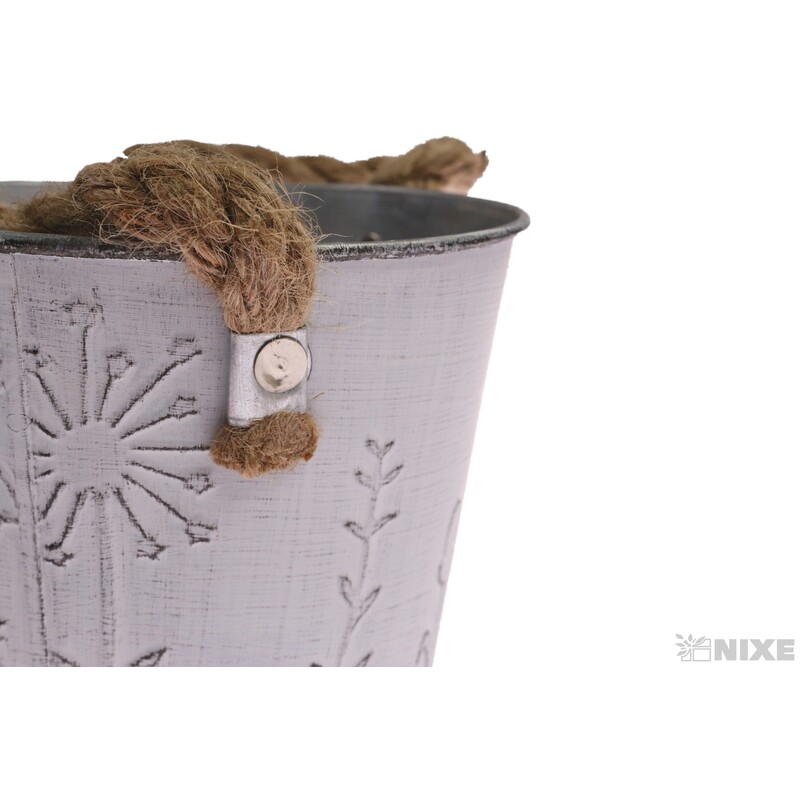 PLECHOVÝ OBAL 16x15cm*BÍLÁ