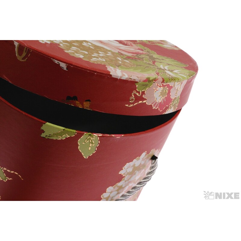 KVĚTINOVÝ BOX 3ks pr. 19x22cm 17x15 15x14*MIX BAREV