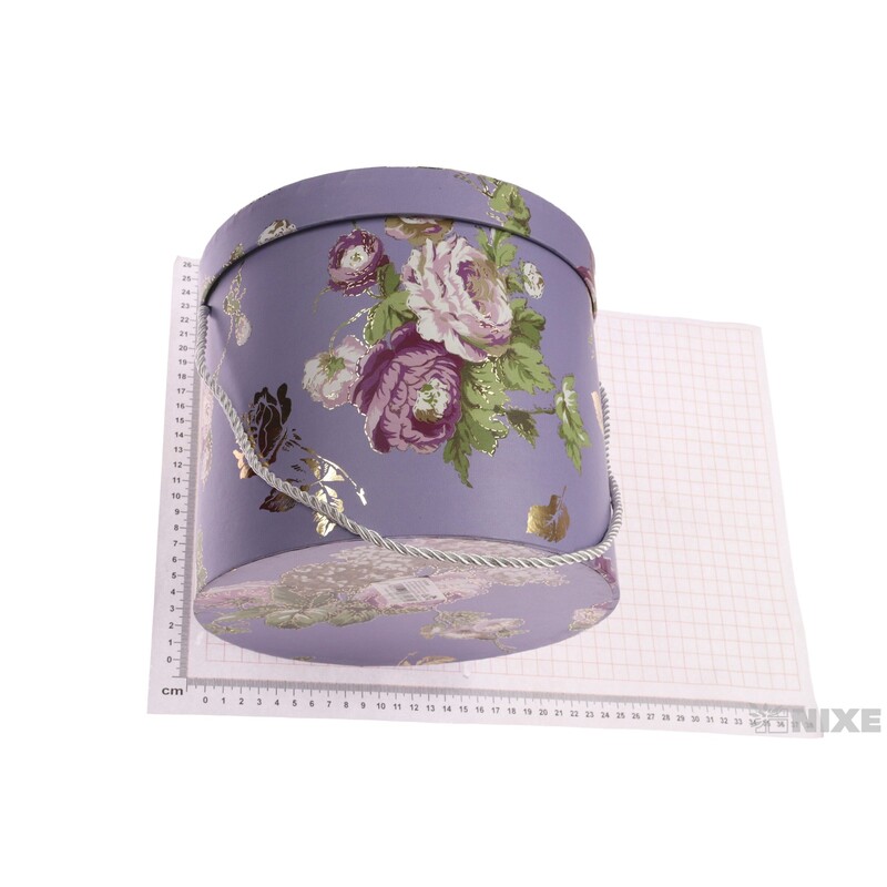 KVĚTINOVÝ BOX 3ks pr. 19x22cm 17x15 15x14*MIX BAREV