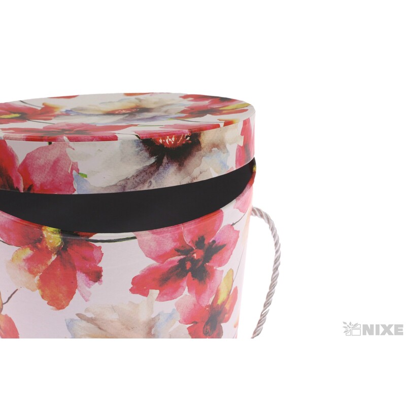 KVĚTINOVÝ BOX 3ks pr. 19x22cm 17x15 15x14*MIX BAREV