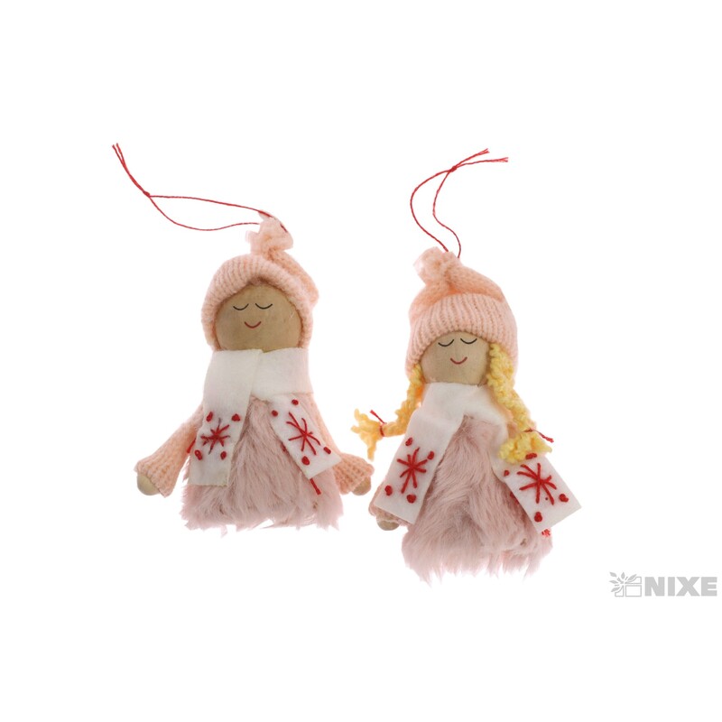 ZÁVĚS HOLČIČKA 3x8cm*MIX BAREV