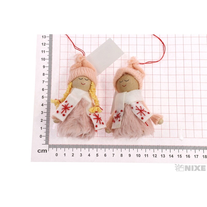 ZÁVĚS HOLČIČKA 3x8cm*MIX BAREV