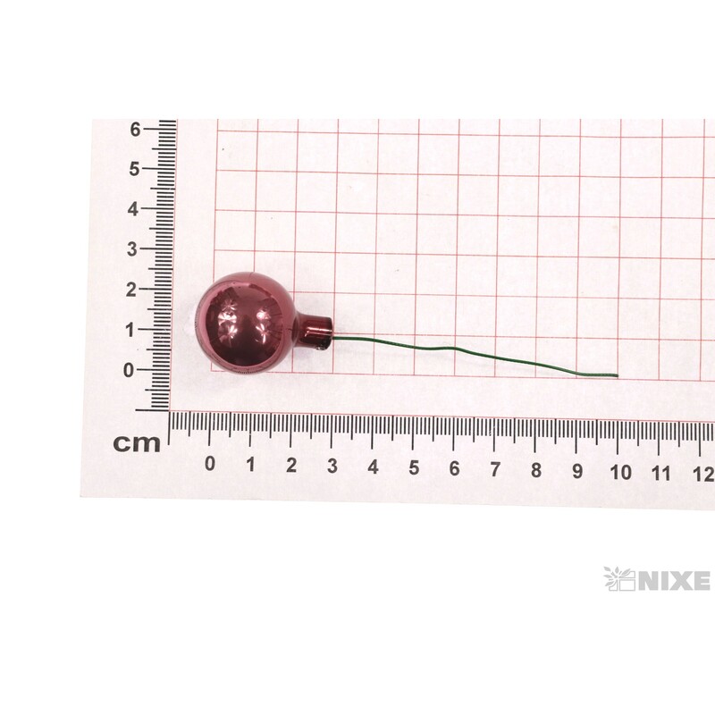 KOULE NA DR. 2,5x10,5cm 144ks MIX*RŮŽOVÁ