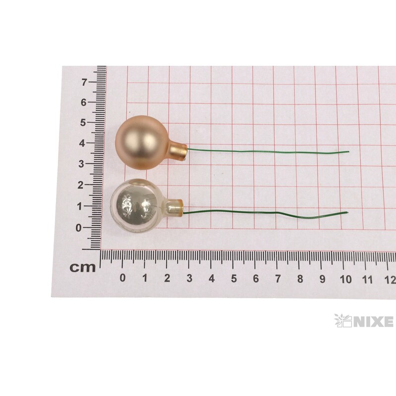 KOULE NA DR. 2,5x10,5cm 144ks MIX*ZLATÁ+KRÉMOVÁ