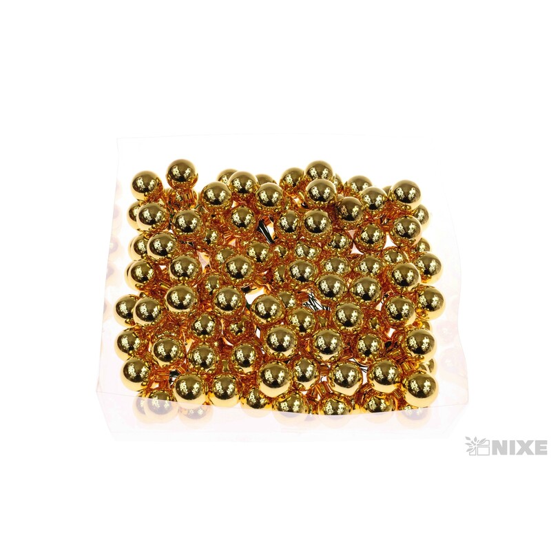 KOULE NA DR. 2,5x10,5cm 144ks*ZLATÁ