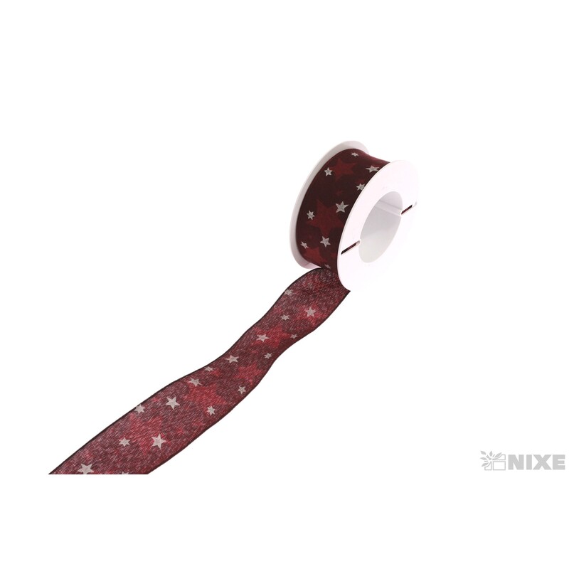 NOBARA 9258 40mmx20m*BORDOVÁ+STŘÍBRNÁ