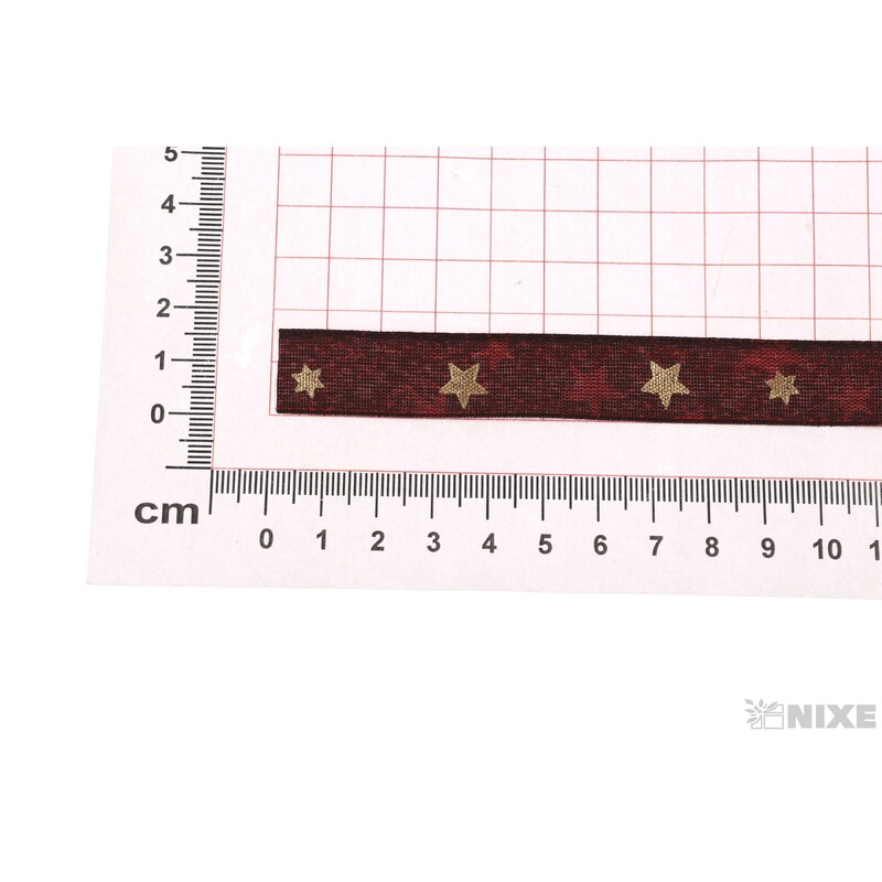 NOBARA 9258 15mmx20m*BORDOVÁ+STŘÍBRNÁ