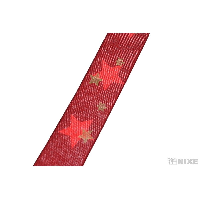 NOBARA 9258 25mmx20m*ČERVENÁ+ZLATÁ