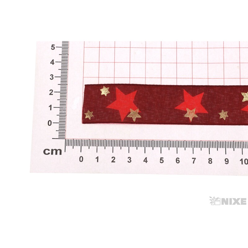 NOBARA 9258 25mmx20m*ČERVENÁ+ZLATÁ