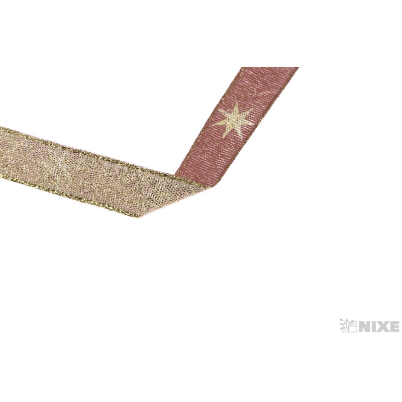 STAR 9255 15mmx20m*RŮŽOVÁ+ZLATÁ