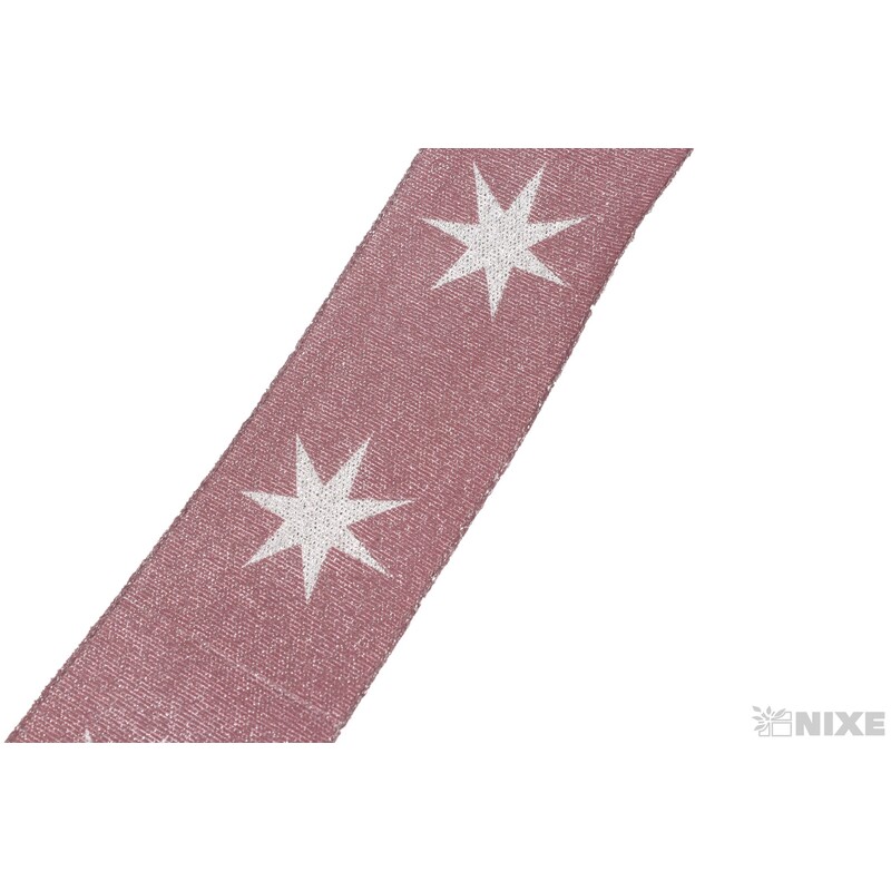 STAR 9255 40mmx20m*RŮŽOVÁ+STŘÍBRNÁ