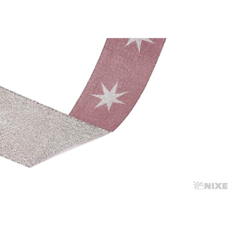 STAR 9255 40mmx20m*RŮŽOVÁ+STŘÍBRNÁ