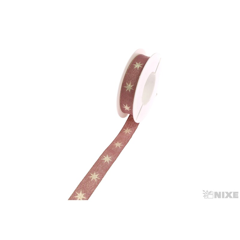 STAR 9255 25mmx20m*RŮŽOVÁ+ZLATÁ