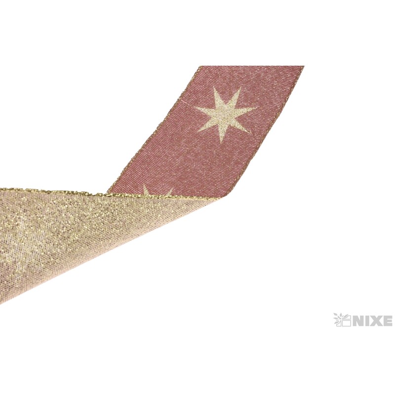 STAR 9255 40mmx20m*RŮŽOVÁ+ZLATÁ