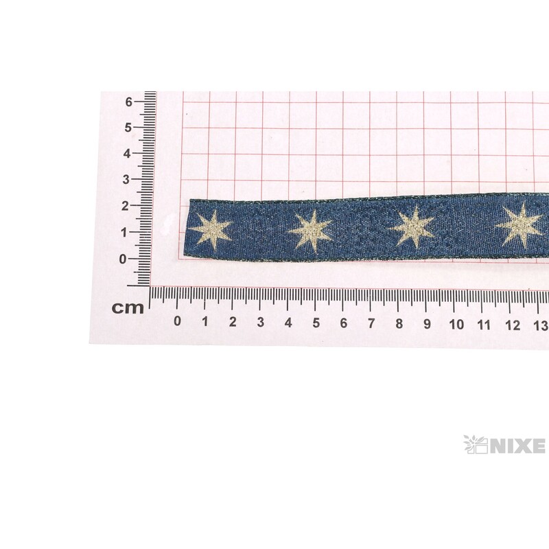 STAR 9255 25mmx20m*MODRÁ+ZLATÁ