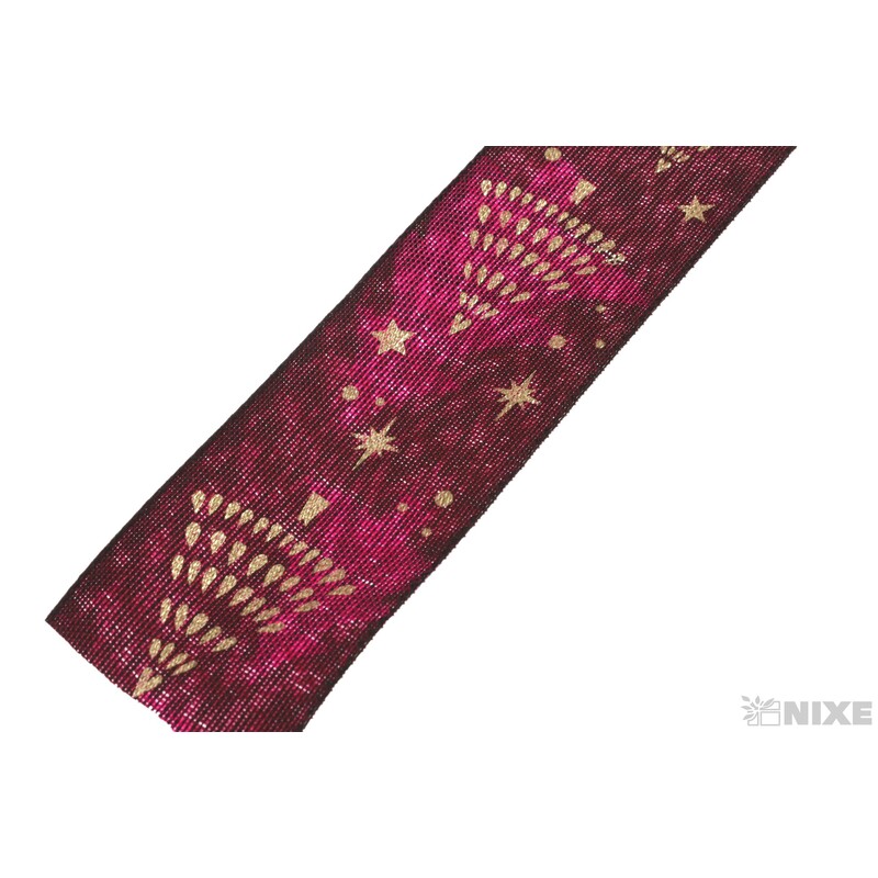 VIRINIA 51407 40mmx20m*VÍNOVÁ+ZLATÁ