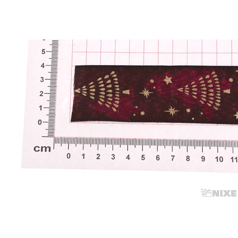 VIRINIA 51407 40mmx20m*VÍNOVÁ+ZLATÁ