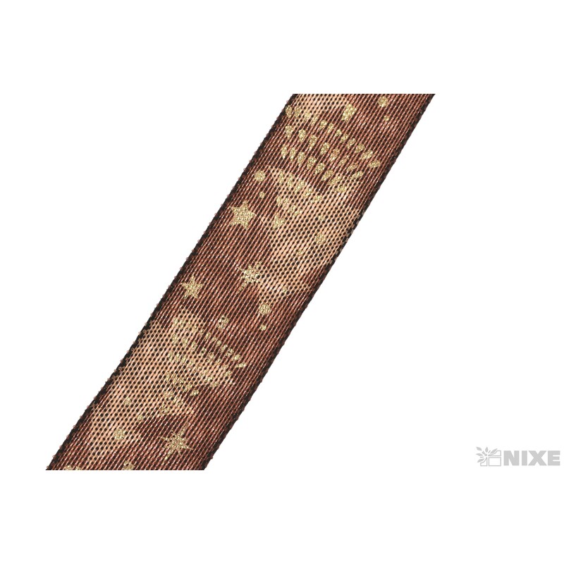 VIRINIA 51407 25mmx20m*HNĚDÁ+ZLATÁ