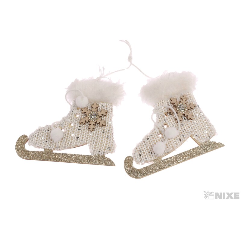 BRUSLE 10x09cm 2ks*BÍLÁ