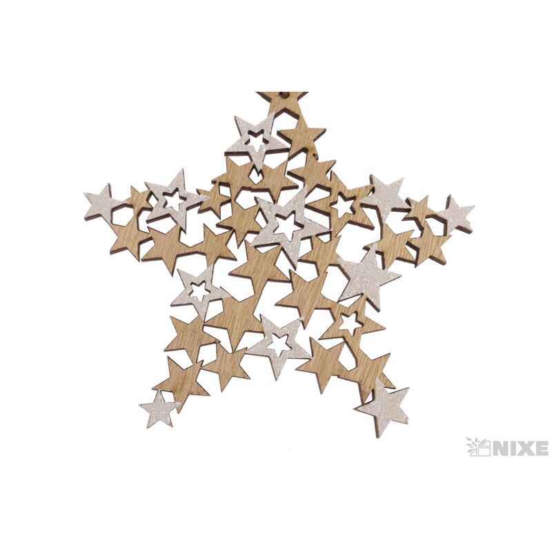 ZÁVĚS VLOČKA 13cm*BÍLÁ