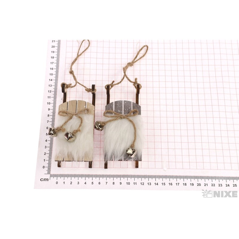 ZÁVĚS SÁŇKY 5x12cm*MIX BAREV V+