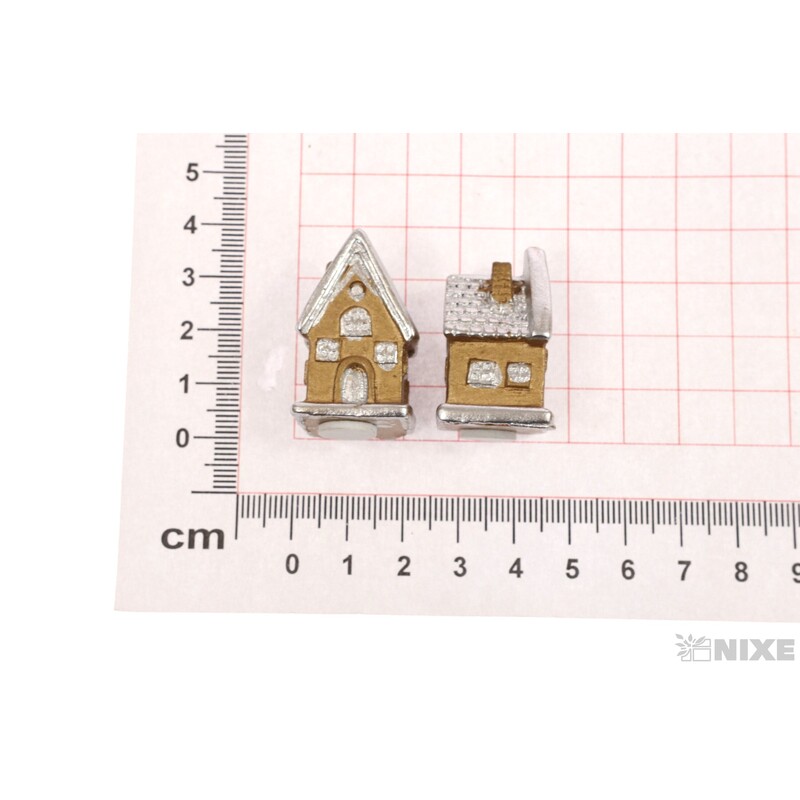 DOMEČEK NALEP. 2x3cm 4ks*