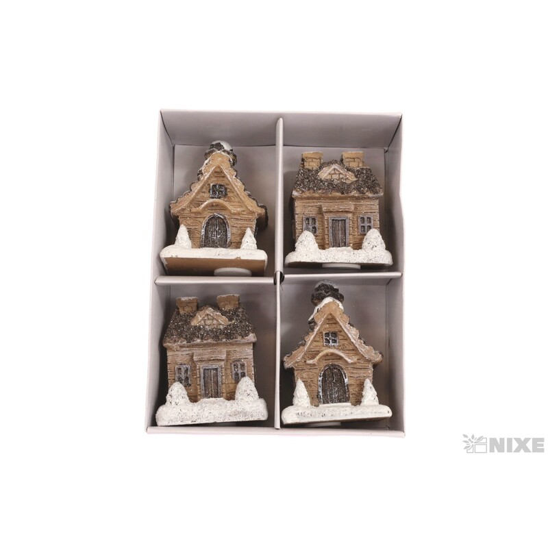 DOMEČEK NALEP. 4x5cm 4ks*