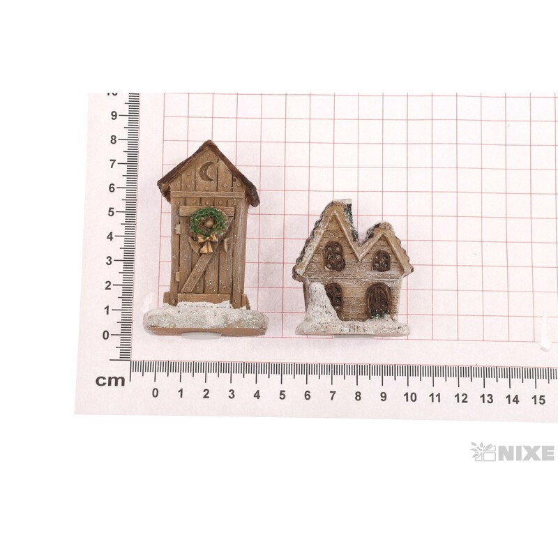 DOMEČEK NALEP. 3x7cm 4ks*