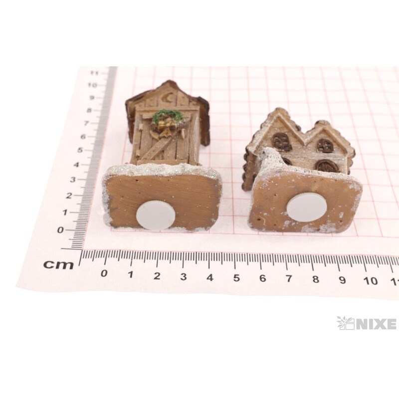 DOMEČEK NALEP. 3x7cm 4ks*