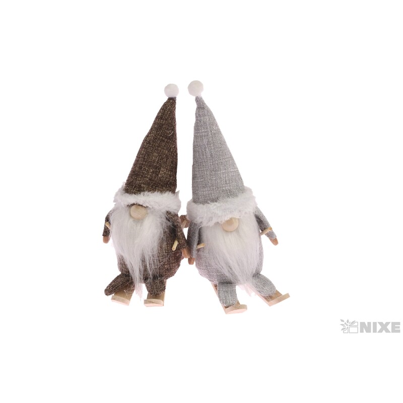 SKŘÍTEK NA LYŽÍCH 20cm*MIX BAREV