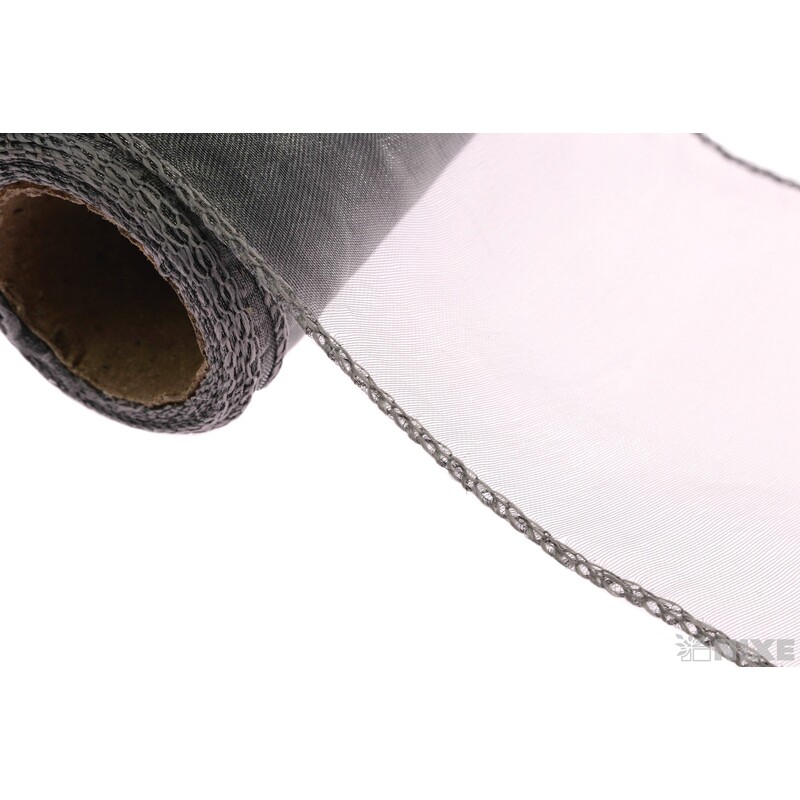 ORGANZA 12cmx8m*STŘÍBRNÁ TM.