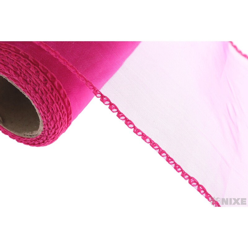 ORGANZA 12cmx8m*FUXIE