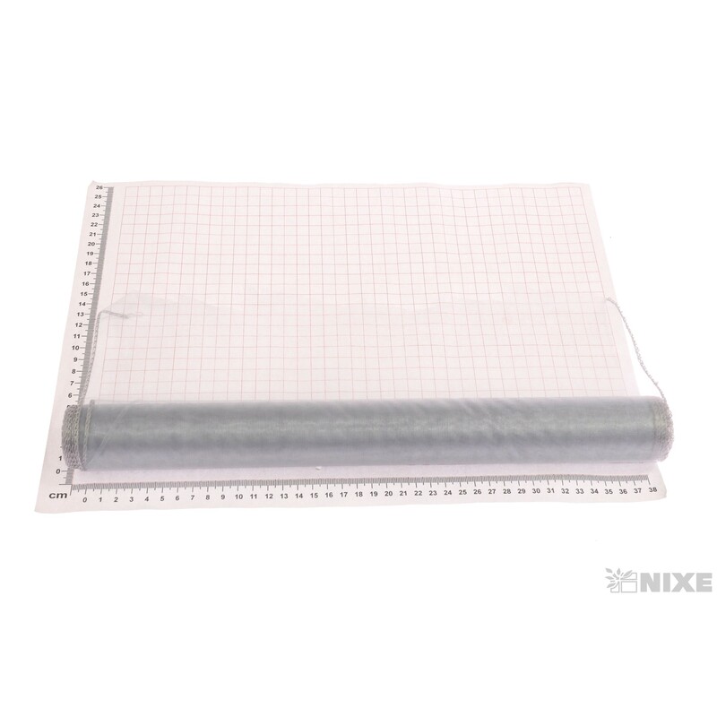 ORGANZA 39cmx8m*STŘÍBRNÁ