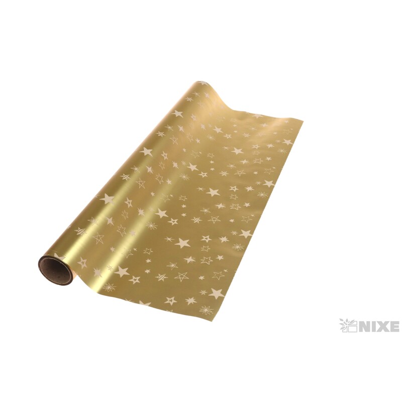 ROLE PLAST VÁNOCE 50cmx10yd*ZLATÁ