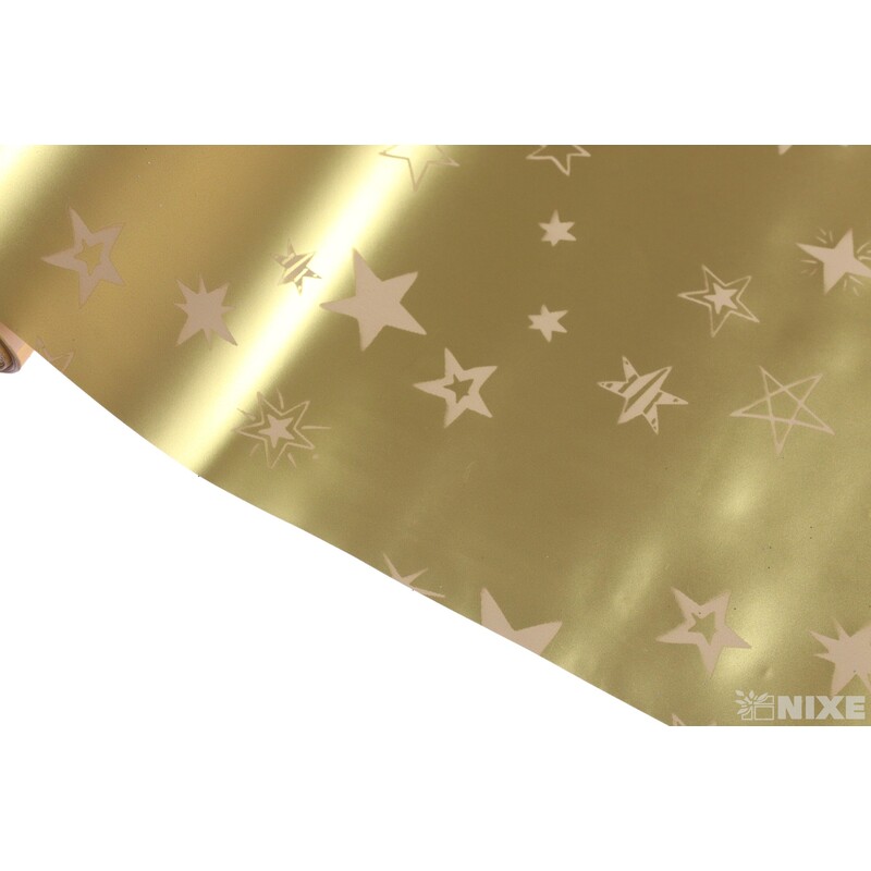 ROLE PLAST VÁNOCE 50cmx10yd*ZLATÁ