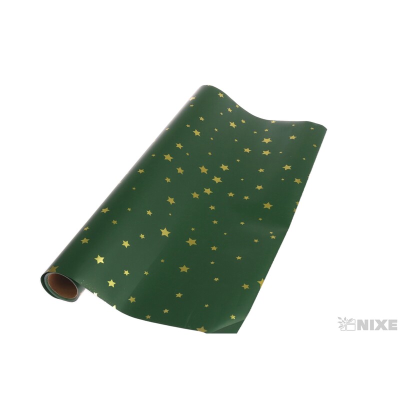 ROLE PLAST HVĚZDA 50cmx10yd*ZELENÁ