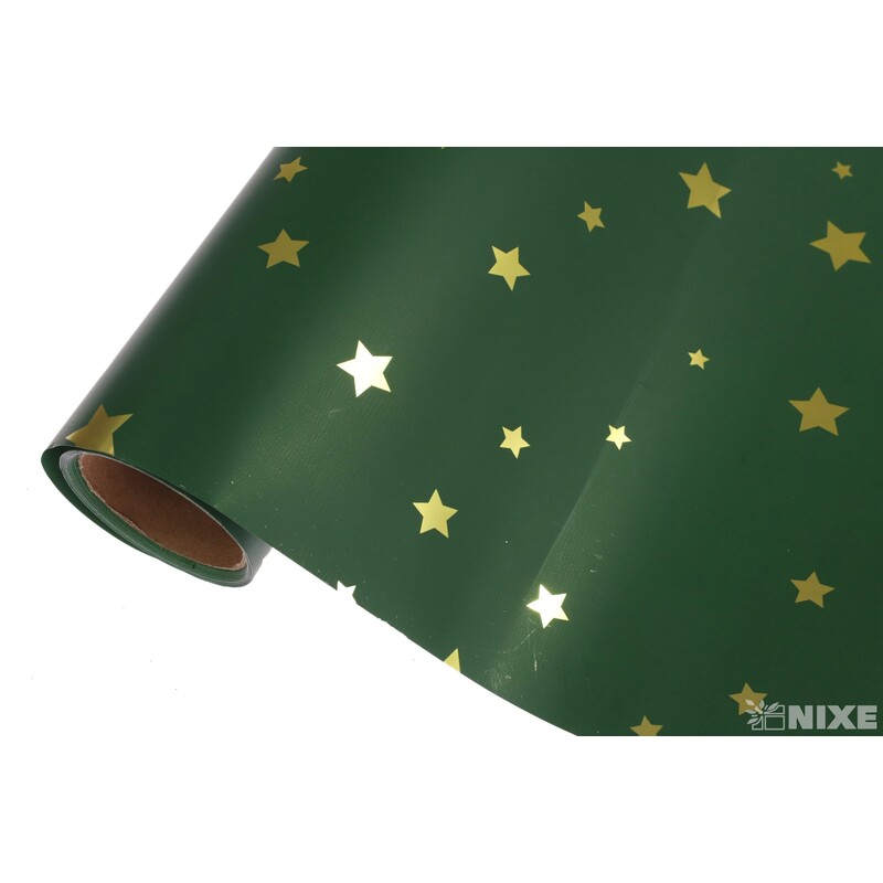 ROLE PLAST HVĚZDA 50cmx10yd*ZELENÁ
