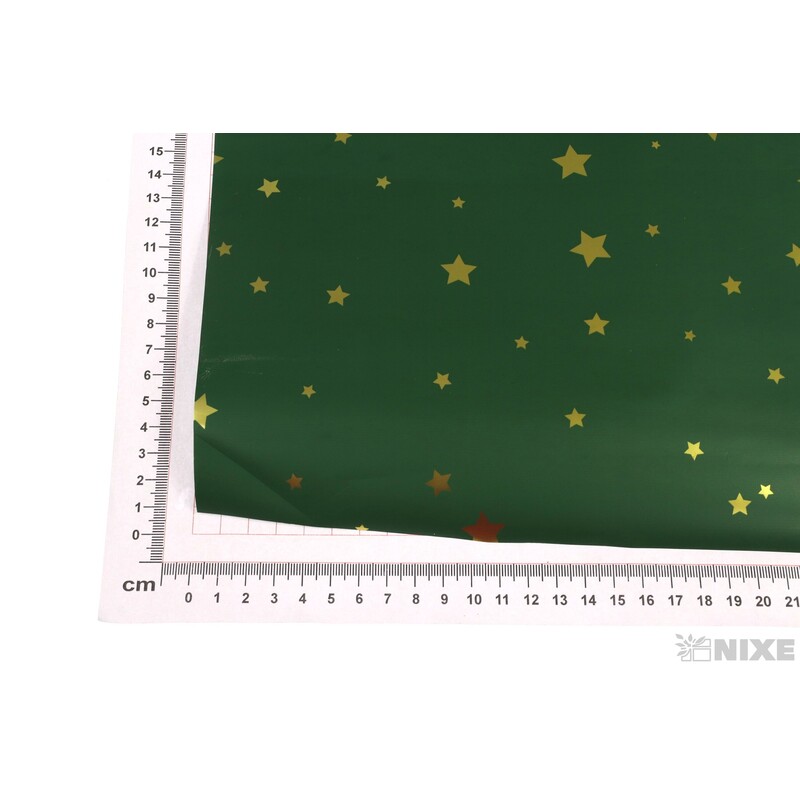 ROLE PLAST HVĚZDA 50cmx10yd*ZELENÁ